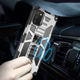 Huse pentru Samsung Galaxy A03s, Armor Kickstand, alb