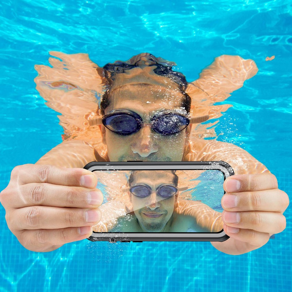 Husă impermeabilă IP68 pentru iPhone 14 Pro Max, negru