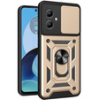 Husă blindată pentru Motorola Moto G14, CamShield Slide, de aur