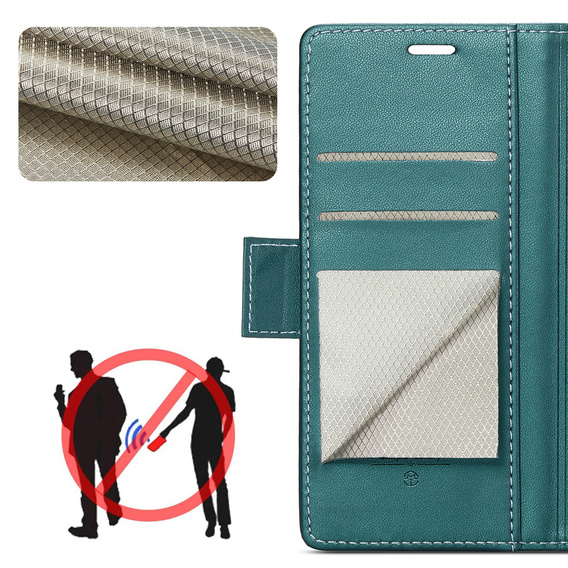 CASEME Litchi Wallet flip caz pentru Samsung Galaxy Z Fold7 5G