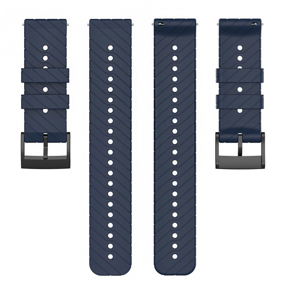 Curea universală din silicon 22mm, albastru marin