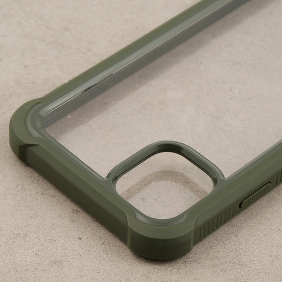 Huse pentru iPhone 11, Dexnor Full Body Rugged, transparent / verde