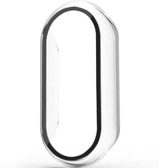 Carcasă 2in1 + sticlă călită pentru Xiaomi Smart Band 10 / 9 / 8, negru