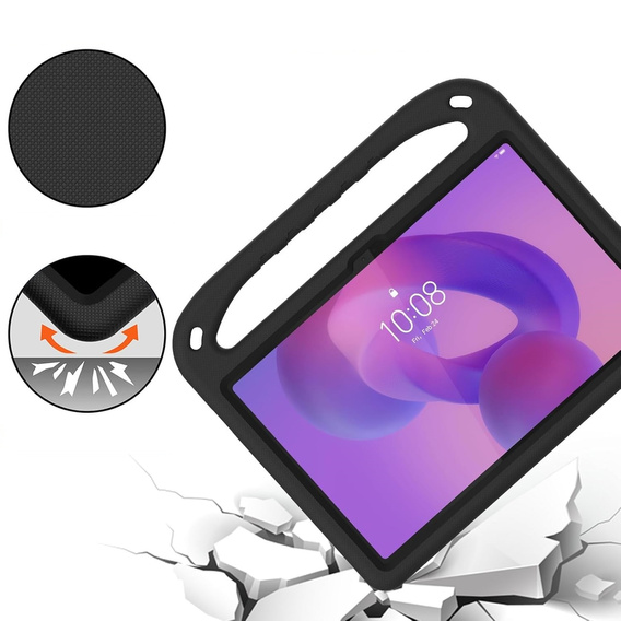 Husă pentru copii pentru Lenovo Tab M11, husă pentru copii cu mâner, negru