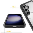Carcasă pentru Samsung Galaxy S24 FE, Shockproof, cu folie, negru
