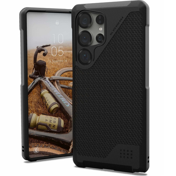 Urban Armor Gear Huse pentru Samsung Galaxy S25 Ultra, Metropolis LT MagSafe Kevlar, negru