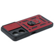 Husă blindată pentru Oppo A38 4G / Oppo A18 4G, CamShield Slide, roșu