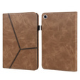Husă pentru Samsung Galaxy Tab A9+, Butterfly, maro
