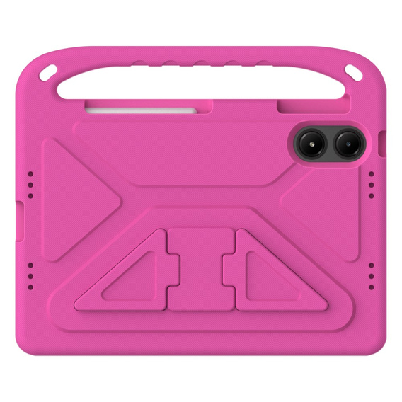 Husă pentru copii pentru Xiaomi Redmi Pad Pro / Xiaomi Poco Pad, cu mâner, roz