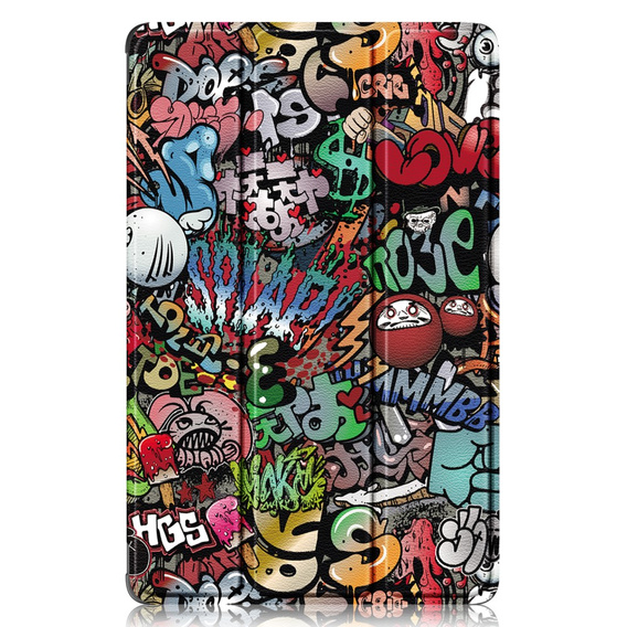 Husă pentru Huawei MatePad SE 10.4 2022, Smartcase, graffiti