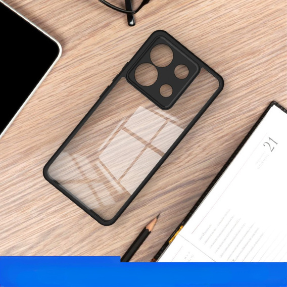 IMAK Case pentru Xiaomi Redmi Note 13 Pro 5G, UX-9A Series, transparent / negru