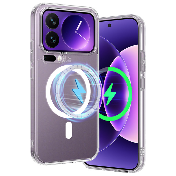 Husă Fusion Hybrid MagSafe pentru Xiaomi 17 Pro Max, transparentă