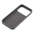 Husă din silicon pentru iPhone 17 Pro Max, pentru MagSafe, antișoc, gri