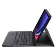 Carcasă + tastatură Samsung Galaxy Tab S9+, Leather Pen Slot TouchPad, negru