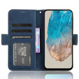 Cu clapetă pentru Samsung Galaxy M35, Card Slot, albastru închis