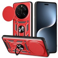 Husă blindată pentru Honor Magic 7 Pro, CamShield Slide, roșu