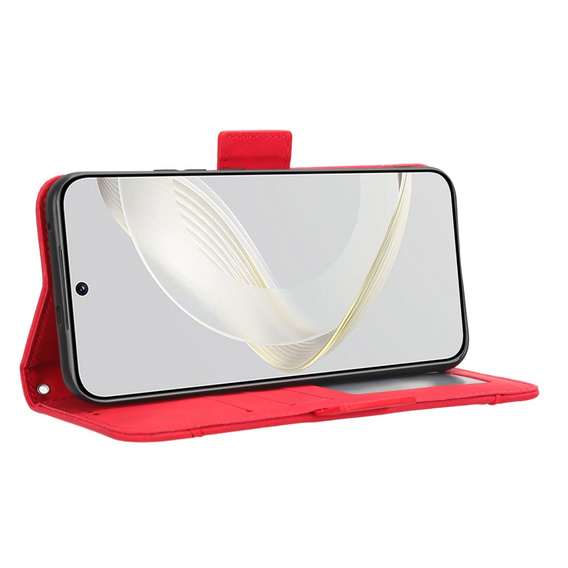 Cu clapetă pentru Huawei Nova 11 Pro, Card Slot, roșu