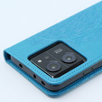 Cu clapetă pentru Xiaomi 13T / 13T Pro, Mandala, albastru