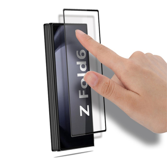 Mocolo Full Glue sticlă călită pentru Samsung Galaxy Z Fold6 5G, cadru negru