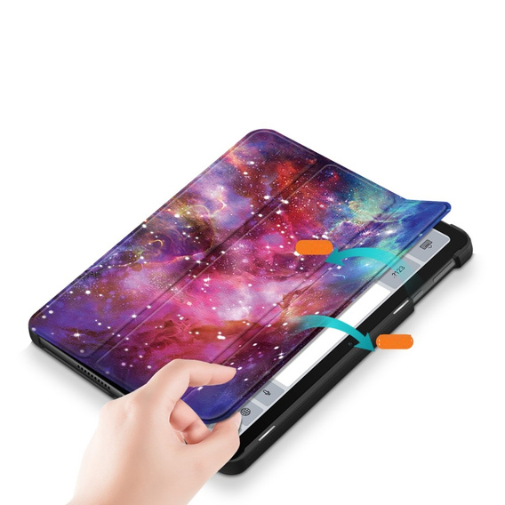 Husă pentru Huawei MatePad SE 10.4 2022, Smartcase, galaxy