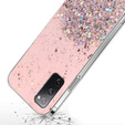 Huse pentru Samsung Galaxy S20 FE, Glittery, roz