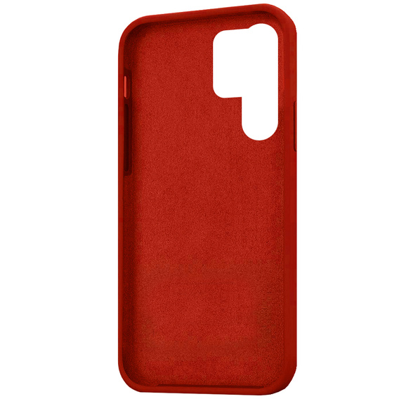 Husa pentru Samsung Galaxy S22 Ultra 5G, Silicone Lite, roșu