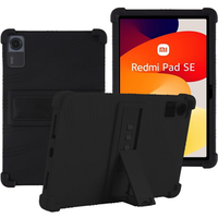 Silicon husă pentru Xiaomi Redmi Pad SE 11", Impact, armat, negru