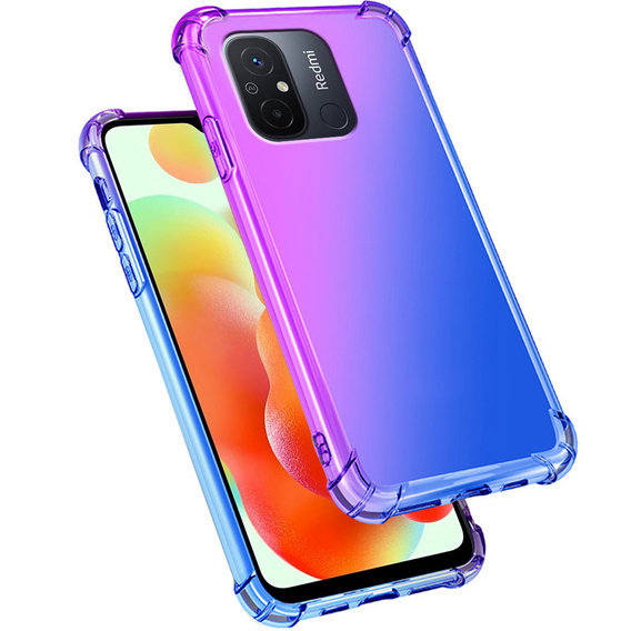Husa pentru Xiaomi Redmi 12C, Gradient Dropproof, Violet / albastru