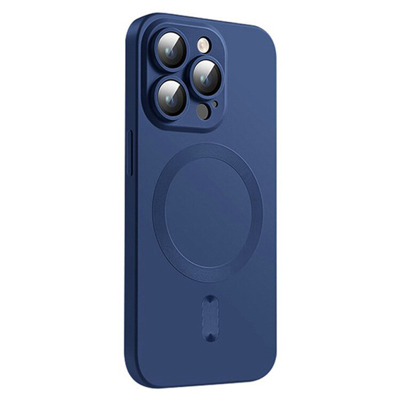 Husă pentru iPhone 16 Pro Max, ColorMag, pentru MagSafe, albastru închis