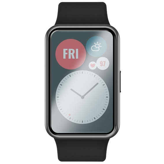 2x ERBORD Hybrid Glass pentru Huawei Watch Fit