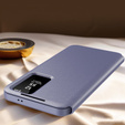 Husă cu clapetă pentru Samsung Galaxy A55 5G, Smart View Wallet, violet