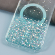 Husă pentru Samsung Galaxy S24, Glittery, pentru MagSafe, verde