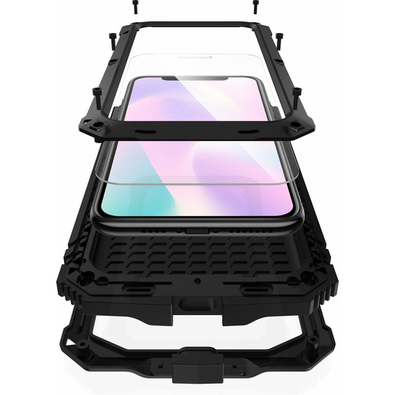 Husă blindată pentru iPhone 11 Pro Max, R-JUST, negru