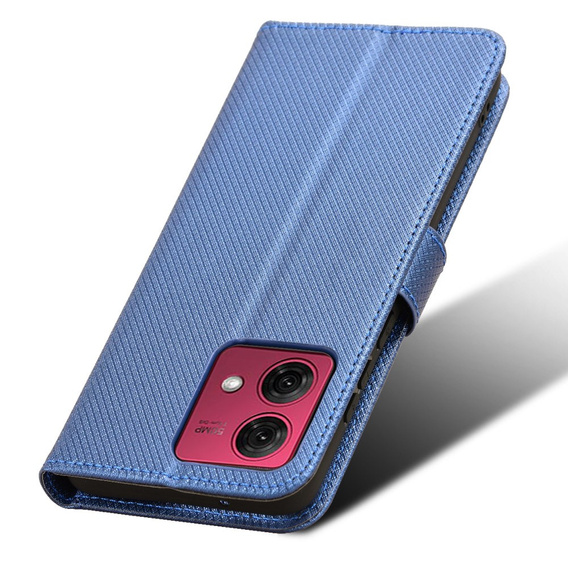 Husă flip pentru Motorola Moto G84 5G, Smart Magnet, albastru