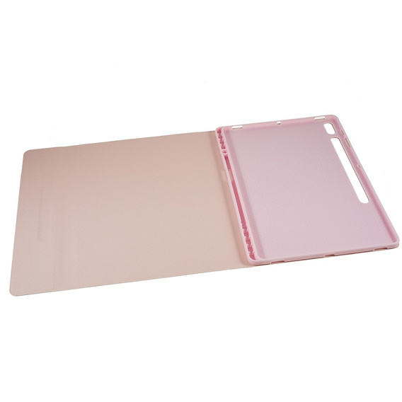 Carcasă + tastatură Galaxy Tab S7+ Plus / S8+ Plus /S7 FE T730 T733, Pen Slot, roz rose gold