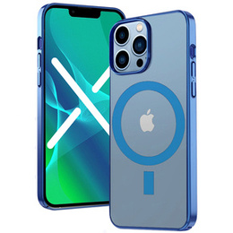 Huse pentru iPhone 13 Pro Max, ERBORD Hybrid MagSafe Case, albastru