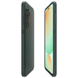 Carcasa Spigen pentru Samsung Galaxy S24 FE, Liquid Air, verde + 9H Tempered Glass