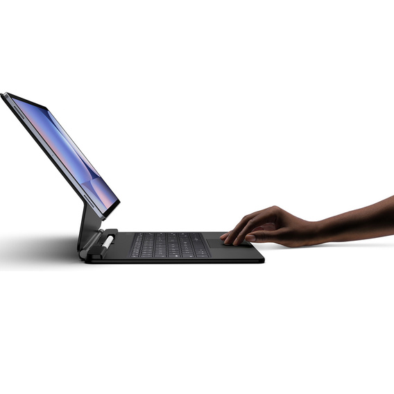 Husă cu tastatură Bluetooth Dux Ducis pentru Samsung Galaxy Tab S11 Ultra, negru