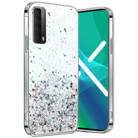 Huse pentru Huawei P Smart 2021/Y7A, Glittery, transparentă