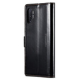 Carcasă flip CASEME pentru Samsung Galaxy Note 10 Plus, Waxy Textured, negru