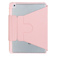 Husă pentru tastatură pentru iPad 11" 2025 A16 (11 gen.) / iPad 10.9" 2022 (10 gen.), Rotary 360° Leather, roz rose gold