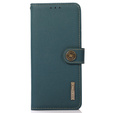 KHAZNEH RFID caz pentru Xiaomi Redmi Note 13 5G, Litchi Texture, verde