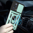 Husă blindată pentru Xiaomi 13 Lite, CamShield Slide, verde