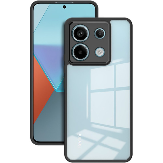 IMAK Case pentru Xiaomi Redmi Note 13 Pro 5G, UX-9A Series, transparent / negru