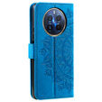 Cu clapetă pentru Realme 12 Pro 5G / 12 Pro+ 5G, Mandala, albastru