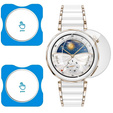 2x ERBORD sticlă călită pentru Huawei Watch GT 5 Pro 42mm, cu cadru de montare