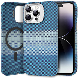 Carcasă pentru iPhone 14 Pro Max, cadru Kickstand, pentru MagSafe, Moon Blue