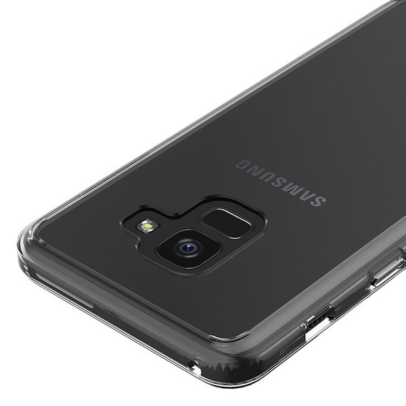 Huse pentru Samsung Galaxy A8 2018, Fusion Hybrid, transparentă