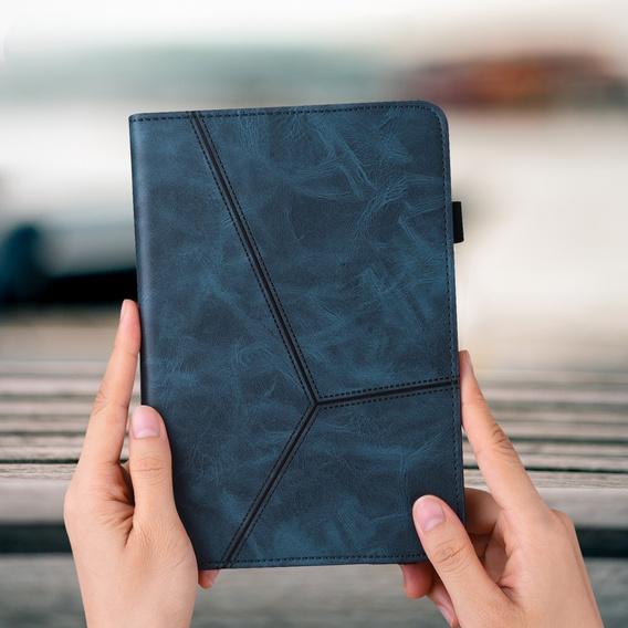 Husă pentru Samsung Galaxy Tab S10 Lite / S10 FE / S9 FE / S9, Classic, cu spațiu pentru stylus, albastru