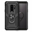 Husă blindată pentru Samsung Galaxy S9+ Plus, Nox Case Ring, negru